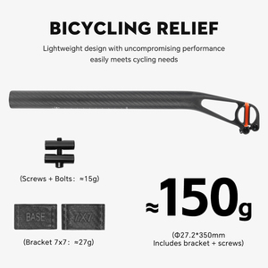 <span class=keywords><strong>Tija</strong></span> de sillín de <span class=keywords><strong>carbono</strong></span> personalizada de alta calidad para bicicleta, offset 5/25mm, 350mm/400mm, pieza de ciclismo ultraligera 150g, para MTB/Bicicleta de carretera, OEM ODM - Product Image 3