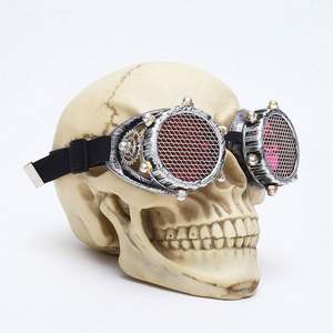 Gafas de Sol Góticas Steampunk Vintage Unisex con Logotipo Personalizado al por Mayor, Gafas Punk con Engranajes, Gafas de Sol para Cosplay y Fiestas - Product Image 5