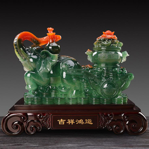 <span class=keywords><strong>Statua</strong></span> di <span class=keywords><strong>Elefante</strong></span> Simbolica Feng Shui all'Ingrosso - Product Image 5