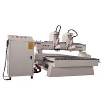 Machine à découper le bois, Double tête, deux broches, routeur CNC, prix 1325