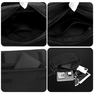 Bolso de Hombro de Alta Gama para Hombre, Diseño Cruzado de Moda para Uso Casual, Viajes al Aire Libre, Bolso de Pecho Pequeño y Portátil - Product Image 5