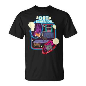 <b>Cat</b> Dimension Portal Adventure Sci-Fi <b>Cats</b> Tank <b>Top</b> T-Shirt - Product Image 1