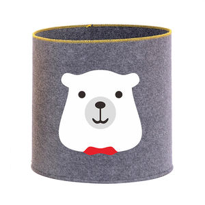 Cubos de almacenamiento de fieltro para juguetes de niños, cesta grande y portátil de dibujos animados, desechos de fieltro y <span class=keywords><strong>ropa</strong></span> <span class=keywords><strong>sucia</strong></span> - Product Image 6