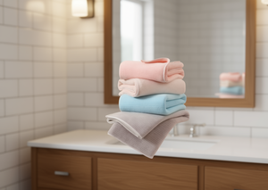 Toalla de Baño de Tela de Rizo 70x140cm, Color Sólido, Colores Mezclados, Tejida, Rectangular, para Uso Doméstico, para Adultos, Lavable a Máquina - Product Image 2