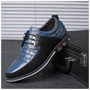 Men PU Leather Shoes Autumn Men's Casual Shoes Breathable <b>Light</b> Weight White Sneakers Driving Shoes <b>Pointed</b> Toe Business Men - Product Image 2