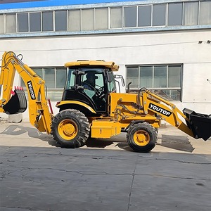 उच्च गुणवत्ता वाला छोटा मिनी फ्रंट एंड अल्ट्रा प्रो टॉप स्पीड आर्टिकुलेटेड डीजल बैकहो लोडर चार पहिया स्टीयरिंग बैकहो लोडर - Product Image 3
