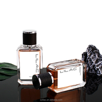 Flacon de parfum personnalisé de 50 ml, flacon de parfum de luxe, flacon en verre vide, emballage
