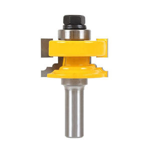 12mm 1/2 "pouce tige 1-3/4" largeur réversible Rail et Stile assemble mèches de routeur <span class=keywords><strong>fraise</strong></span> à bois - Product Image 1