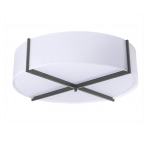 12 Inch Square Acrylic Lampshade Ceiling Lamp With E26/E27 <b>Socket</b> Hardwire <b>Light</b> for Bedroom, Kitchen, Hallway, Laundry Room - Product Image 4