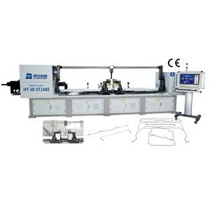 Pro Durability Huiting Patent OEM ODM 14 Axis 3-8mm Double Head 3D CNC Wire And Steel Bending Machine Wire Forming Machine