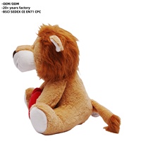 2025 Chaud Réaliste Petting Zoo En Peluche Lion Peluche Enfants Cadeau Classiques En Peluche Animaux Sauvages 6-10 Pouces Transfrontalier Décor À La Maison