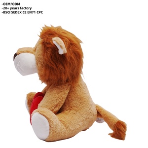 2025 caldo e realistico Zoo peluche leone peluche regalo per bambini <span class=keywords><strong>classici</strong></span> farciti animali selvatici da 6-10 pollici decorazioni per la casa transfrontaliere - Product Image 2