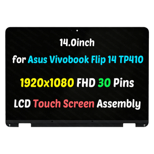 14.0 "สำหรับ <span class=keywords><strong>Asus</strong></span> VivoBook flip 14 TP410 <span class=keywords><strong>TP410U</strong></span> TP410UA FHD 1920x1080อะไหล่ชุดประกอบหน้าจอสัมผัส LCD - Product Image 1