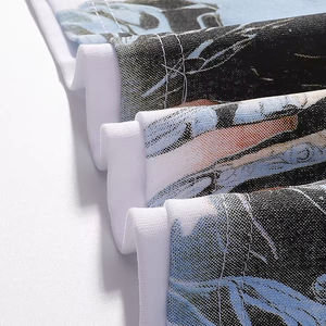 Высококачественные 100% хлопковые футболки уличная одежда Y2K с графическим принтом, мужская одежда со смешанными эмоциями, футболки для мужчин - Product Image 6