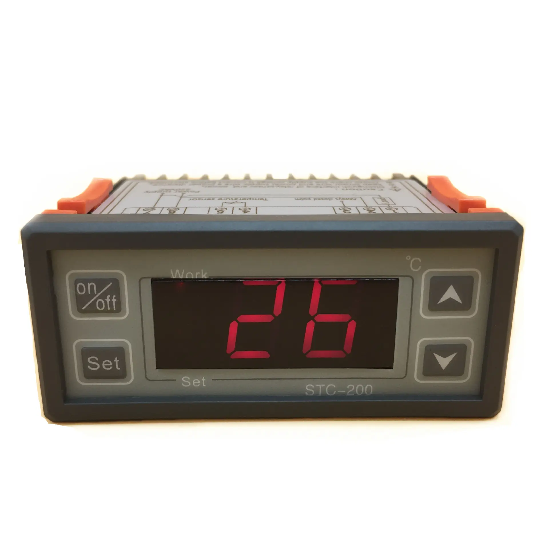 Mini Digital 220 V LCD com sensor de Controlador De Temperatura Regulador Termostato STC-200
