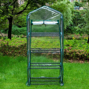 Mini serre à 3 étagères pour balcon, jardin, semis, herbes et <span class=keywords><strong>crocus</strong></span> - Product Image 3