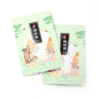 Emballage personnalisé 60ml 100ml pour liquide de sauna aux herbes, pochette plate stérilisable étanche à l'humidité avec fenêtre transparente