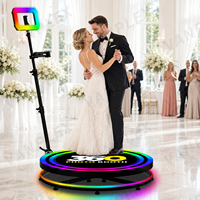Machine de photomaton 360 personnalisée OEM/ODM avec logo gratuit, rotation vidéo et caméra 360°