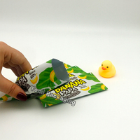 Emballage alimentaire de chips de banane plantain imprimé sur mesure sachet en plastique sac à joint moyen pour chips de fruits