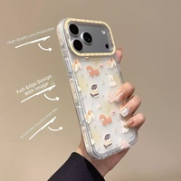 Coque de téléphone portable en TPU et PC à motifs personnalisés avec images mixtes aléatoires pour iPhone 18 17 Pro Max – Design de luxe, housses de haute qualité