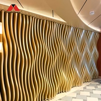 Alumtimes - Revêtement mural en aluminium moderne - Lames décoratives - Panneaux muraux pour salon, hall d'hôtel, intérieur