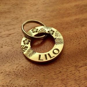 个性化定制狗牌硅滑块雕刻3d二维码狗猫项圈id宠物标签项圈狗硅胶 - Product Image 2