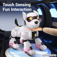 Jouet robot chien intelligent télécommandé électrique pour enfants, avec cascades mécaniques