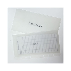 Sang Trọng Xách Tay Refilled A5 A6 A7 Tùy Chỉnh Loose Leaf Organizer Pouch Matte Nhiều Lớp Chất Kết Dính Túi Phông Chữ Cổ Điển Vellum Phong Bì - Product Image 6