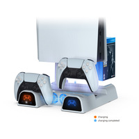 DOBE PS 5 TP5-1511 Ventilateur de refroidissement à fonctions multiples pour console P5 avec station de charge pour manette de jeu