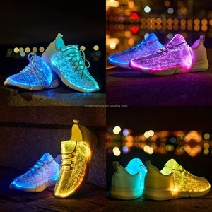 Zapatos luminosos de diseño para niños y mujeres, zapatillas ligeras con carga USB, Led parpadeantes para Halloween, venta al por mayor, 2022 - Product Image 3