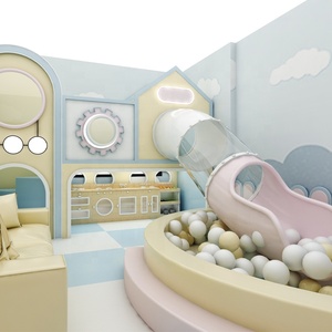 Ensemble d'équipements de jeu intérieur haut de gamme et fiables pour enfants, piscine à balles commerciale avec toboggan, modèle Saidi - Product Image 5
