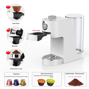 Çok Sistemli Tam Otomatik Kahve Makinesi, 7 Seviyeli Sıcaklık ve Hacim Kontrolü, 20 Bar Pompası, Kapsül ve Öğütülmüş Kahve İçin - Product Image 2