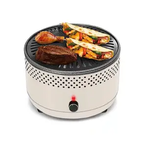 Coreano Churrasco Grill Multifuncional para Pátio Ao Ar Livre Acampamento Doméstico Grelhar Vegetal Carne Bife Churrasco Fogão Portátil