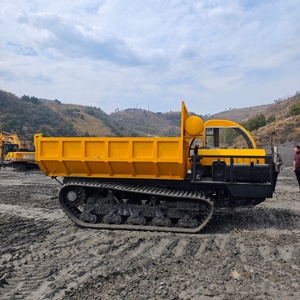 Camion benne sur chenilles tout-terrain robuste de 10 tonnes, 2 moteurs, nouveau, direction à gauche, pour l'exploitation minière et les terrains accidentés - Product Image 3