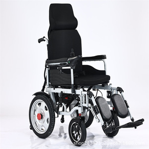 Fauteuil roulant électrique pliable en alliage d'aluminium, batterie 24V12A, portable pour personnes handicapées et personnes âgées - Product Image 3