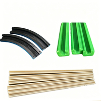 Rail de guidage linéaire en nylon MC sur mesure usiné CNC, rail coulissant en plastique à faible friction