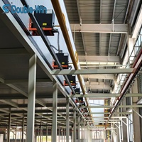 Équipement de pulvérisation automatique adaptatif contrôlé par PLC pour pulvérisation à distance, pour pièces métalliques de forme spéciale en acier, pour application uniforme de poudre