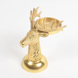 Ornements de Noël, tête de cerf, bougeoir pour centre de table, décorations, design unique, bougie - Product Image 2