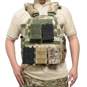 퀵 릴리스 Kydex 인서트 및 MOLLE 호환 가능한 Mag 파우치 AR MOLLE 매거진 파우치