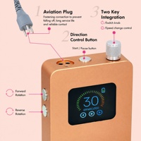 Lime à ongles électrique rechargeable 30000 tr/min 2500 mAh avec écran LCD