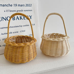 Panier à fleurs rond en dentelle miniature, étanche, design artisanal, vente en <span class=keywords><strong>gros</strong></span> - Product Image 2