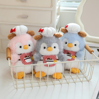 Peluche pingouin mignonne, coussin de sommeil, peluche super douce, rembourrage en coton PP, cadeau d'anniversaire pour enfants, sac OPP, tailles personnalisées
