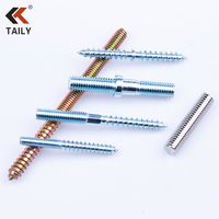 Boulon à tête plate, boulon à tête plate en acier inoxydable, boulon à tête plate à double tête, boulon à tête plate à filetage bois