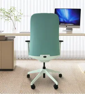 Modern importir ergonomis tugas dapat diputar, boss mesh komputer kursi kantor kamar rumah putih pink