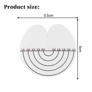 GlamorDove Custom Logo Printing Hair Extension Tools Heat Shield Guards with Scale Clear <strong>Keratin</strong> Fusion <strong>Glue</strong> <strong>Protector</strong> - Product Image 3