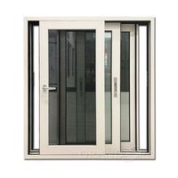 Fenêtres coulissantes en PVC Nuoxin Contractor, double vitrage, rupture de pont thermique, horizontales, coupe-vent, certifiées AS2047