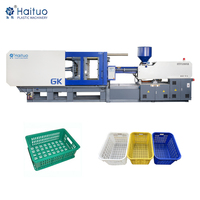 Machine de transition d'état flexible Haituo 300 tonnes, machine de fabrication de boîtes en plastique pour fruits et légumes, machine de moulage par injection plastique