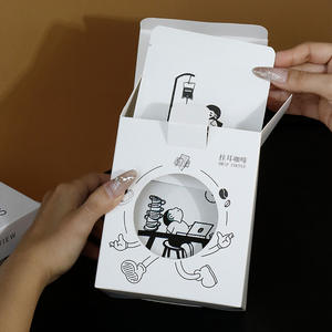 Petit sac à café goutte à goutte suspendu oreille feuille d'aluminium filtre grain de café emballage PE gaufré Spot inventaire Illustration Design - Product Image 3