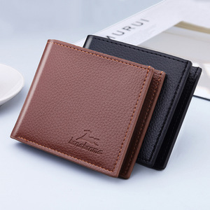 <span class=keywords><strong>Portefeuille</strong></span> en cuir Pu pour hommes, porte-cartes de poche pour pièces de monnaie, pochette pour hommes, porte-<span class=keywords><strong>Photo</strong></span>, nom <span class=keywords><strong>gravé</strong></span>, marque, porte-monnaie - Product Image 4