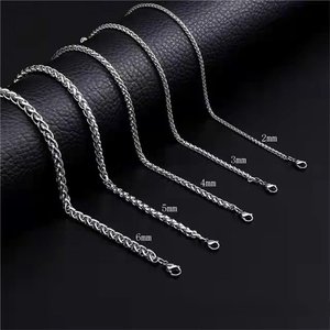 In acciaio inossidabile XL placcato sottovuoto drago osso e cesto di fiori collana gioielli di moda per uomo e donna - Product Image 3